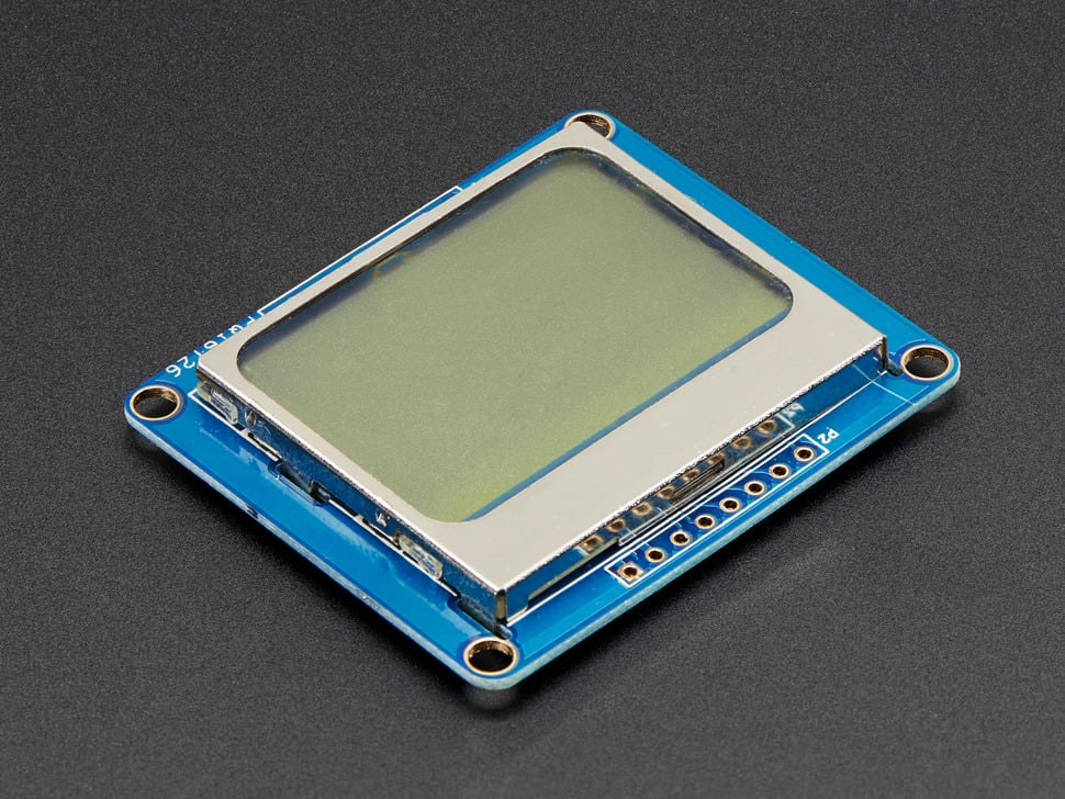 Nokia 5110 PCD8544 monochrome LCD module